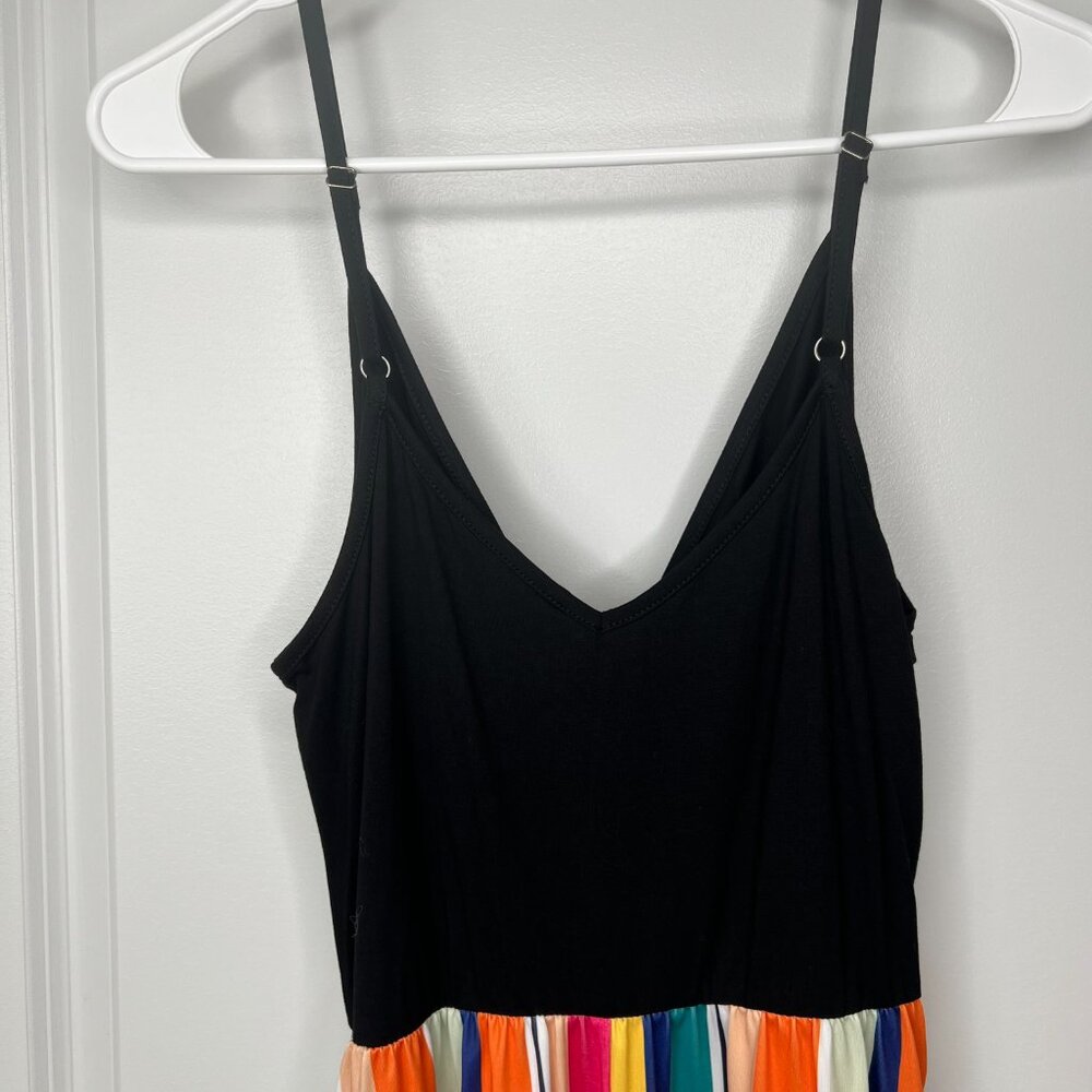 Ouges Women's Maxi Dress Size Med V-Neck Adjustable Spaghetti Strap w/Pockets - Picture 7 of 12